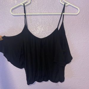 black off the shoulder top